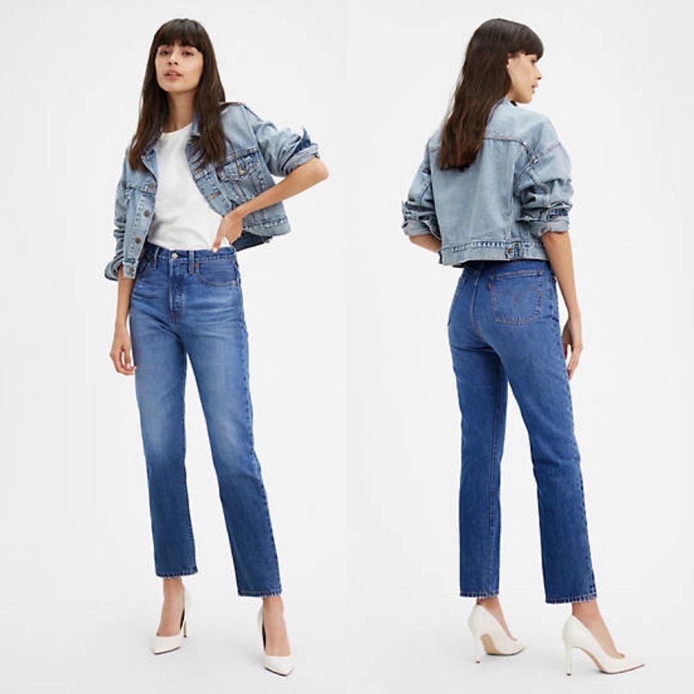 🆕 Levi’s 501 Original High Rise Straight Leg Jean